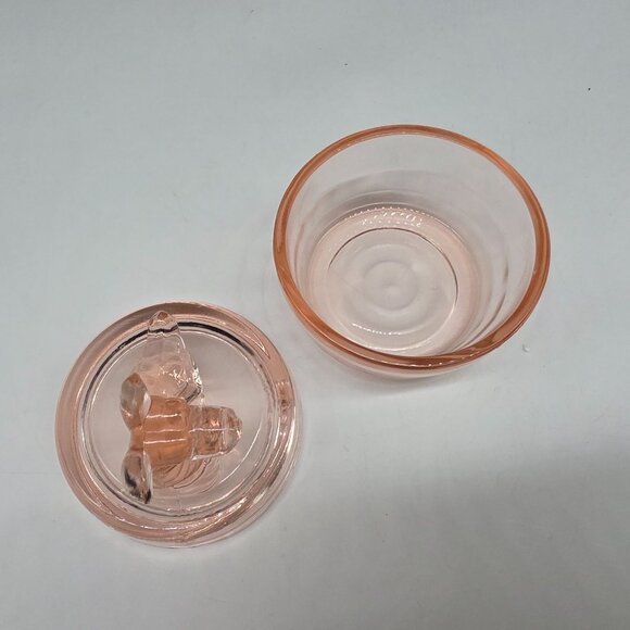 Jeanette Scottie Dog Glass Trinket Dish Covered Powder Jar Scottish Terrier - Picture 6 of 8